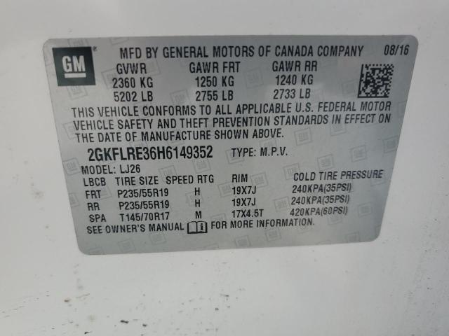 2017 GMC TERRAIN DE 2GKFLRE36H6149352