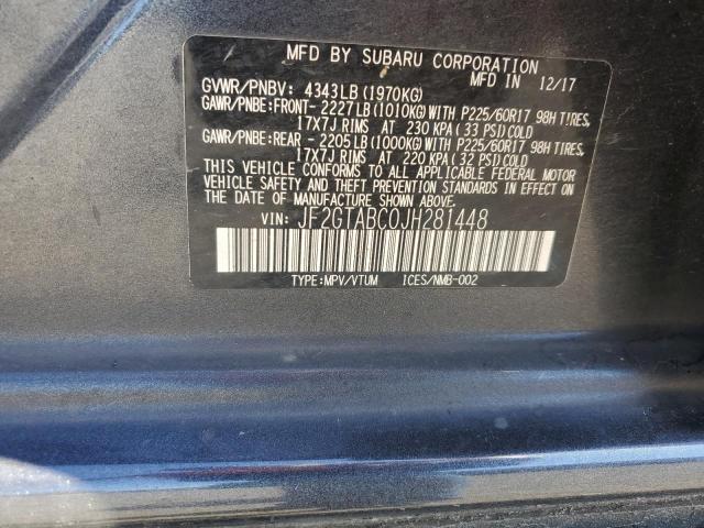 2018 SUBARU CROSSTREK JF2GTABC0JH281448