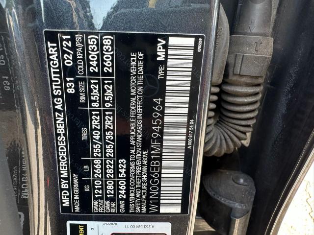 2021 MERCEDES-BENZ GLC 43 4MA W1N0G6EB1MF945964