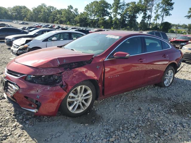 CHEVROLET MALIBU LT 2018 maroon  gas 1G1ZD5ST0JF203705 photo #1