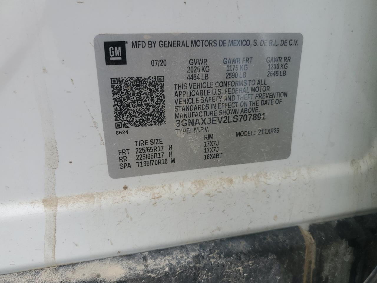 CHEVROLET EQUINOX LT