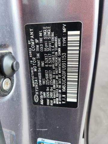 2015 HYUNDAI TUCSON LIMITED KM8JUCAG9FU991153