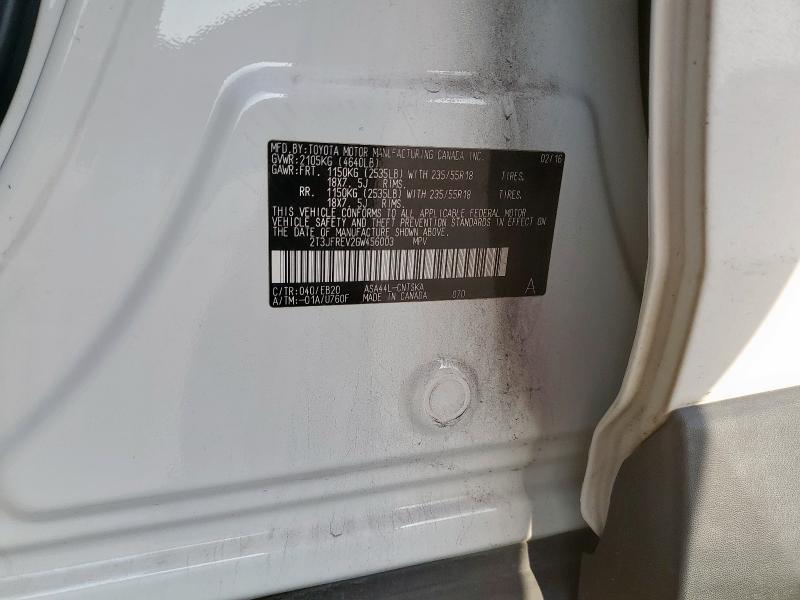 2016 TOYOTA RAV4 SE 2T3JFREV2GW456003