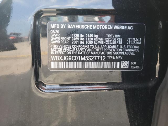 2021 BMW X1 XDRIVE28I WBXJG9C01M5S27712