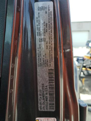 2021 JEEP WRANGLER U 1C4JJXFM8MW701876