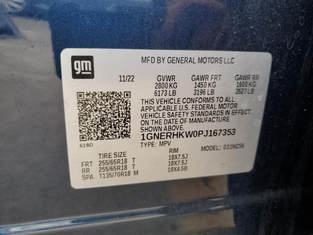 2023 CHEVROLET TRAVERSE L - 1GNERHKW0PJ167353