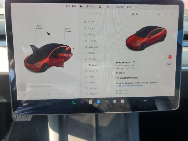2021 TESLA MODEL 3 5YJ3E1EB5MF012912