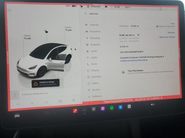 2024 TESLA MODEL Y 7SAYGAEE9RF121975