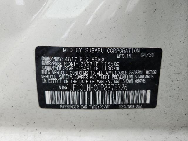 2024 SUBARU IMPREZA RS JF1GUHHC0R8375326