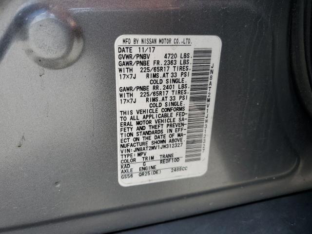 2018 NISSAN ROGUE S JN8AT2MV1JW312327