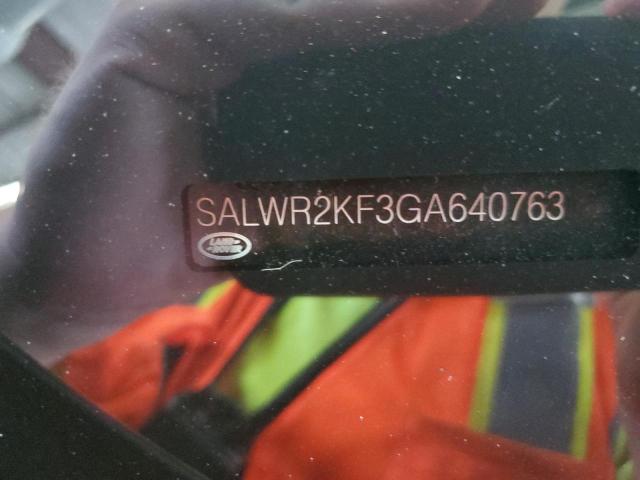 2016 LAND ROVER RANGE ROVE SALWR2KF3GA640763