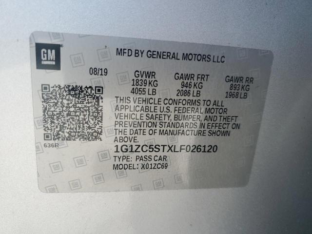2020 CHEVROLET MALIBU LS - 1G1ZC5STXLF026120
