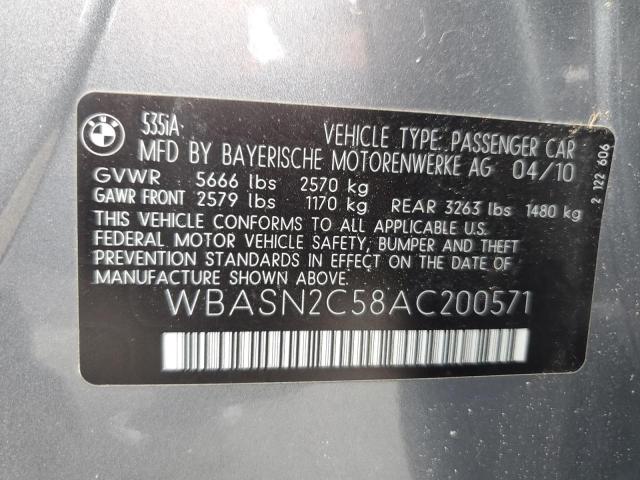 2010 BMW 535 GT - WBASN2C58AC200571