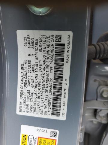 2023 HONDA CIVIC SPOR 2HGFE2F5XPH547391