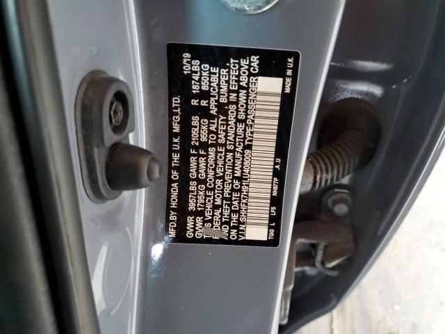 2020 HONDA CIVIC SPOR - SHHFK7H91LU408009