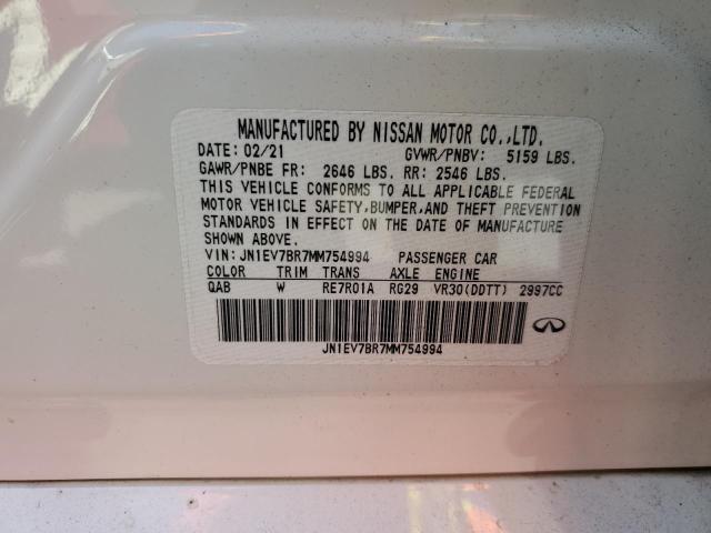 2021 INFINITI EX35/JOURN JN1EV7BR7MM754994