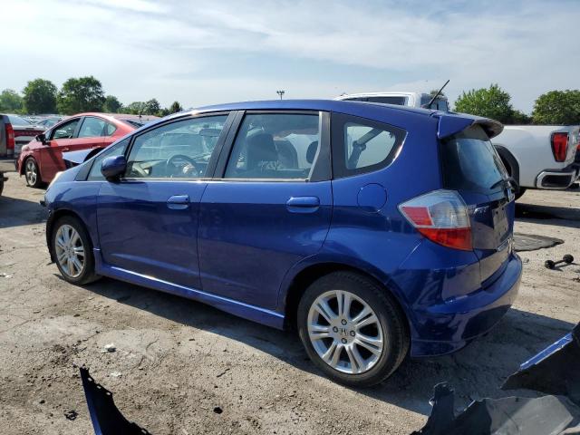 HONDA FIT SPORT 2010 blue  Gasoline JHMGE8H63AC019745 photo #3