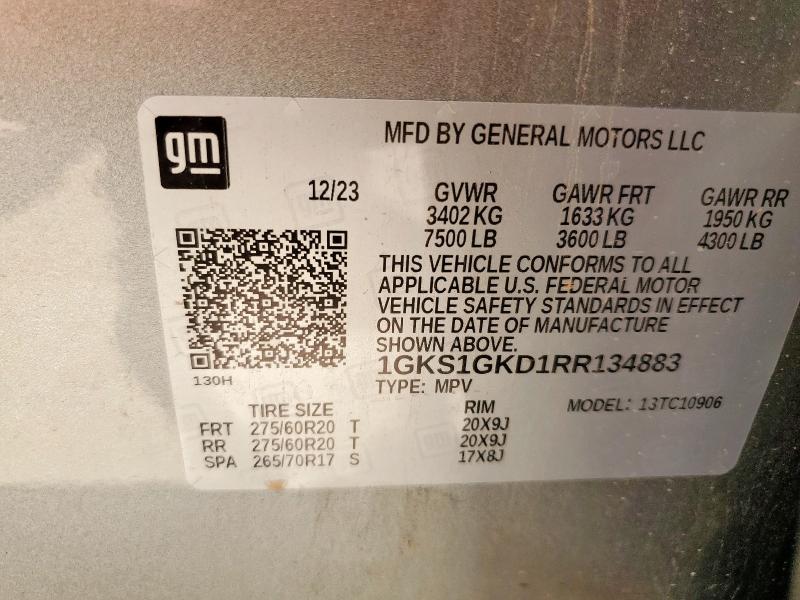 2024 GMC YUKON XL C 1GKS1GKD1RR134883