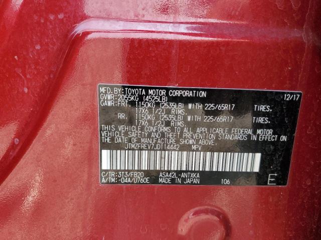 2018 TOYOTA RAV4 LE JTMZFREV7JD114442