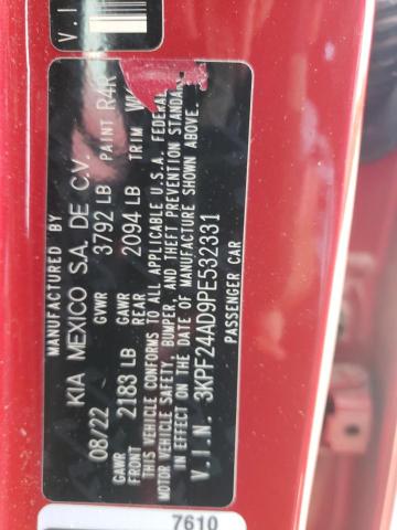 2023 KIA FORTE LX - 3KPF24AD9PE532331