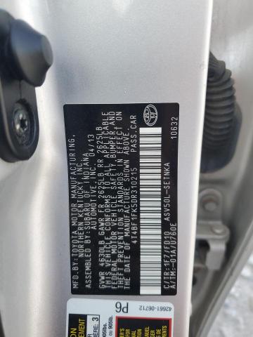 2013 TOYOTA CAMRY L - 4T4BF1FK5DR310215