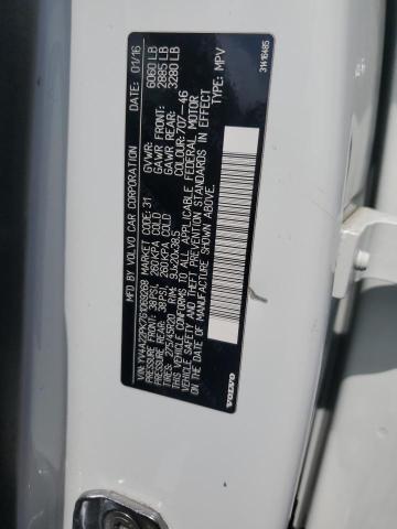 2016 VOLVO XC90 T6 YV4A22PK7G1069268