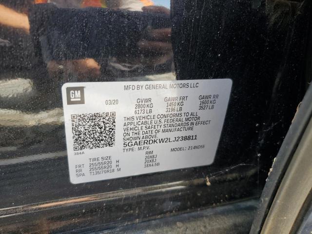 2020 BUICK ENCLAVE AV 5GAERDKW2LJ238811