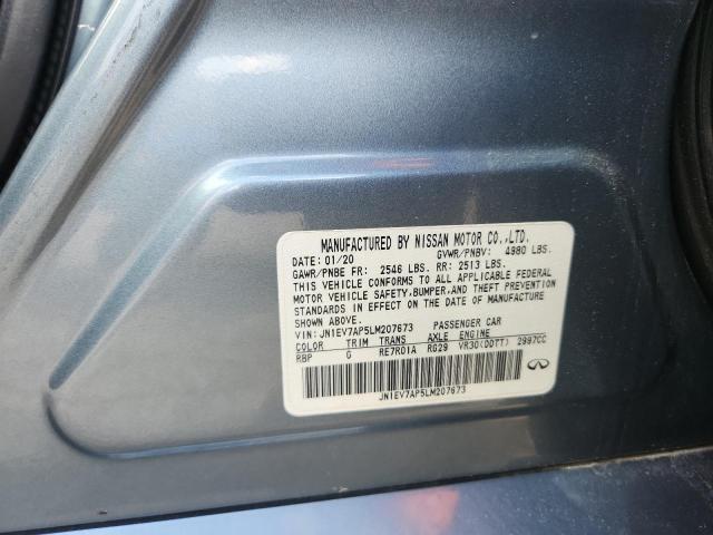 2020 INFINITI Q50 PURE JN1EV7AP5LM207673