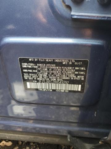 2017 SUBARU FORESTER 2 JF2SJAEC2HH549292