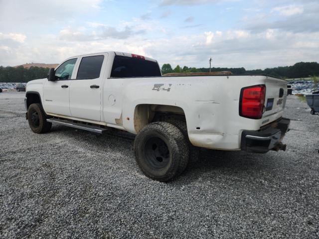 GMC SIERRA K35 2015 white crew pic diesel 1GT421C89FF108240 photo #3