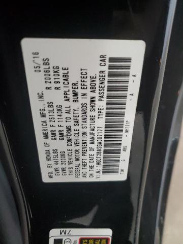 2016 HONDA ACCORD EXL 1HGCT2B85GA007177
