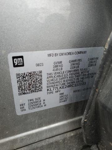 2024 CHEVROLET TRAX ACTIV KL77LKE24RC110103
