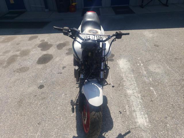YAMAHA FZ6 S 2006 white racer gas JYARJ08E56A007285 photo #3