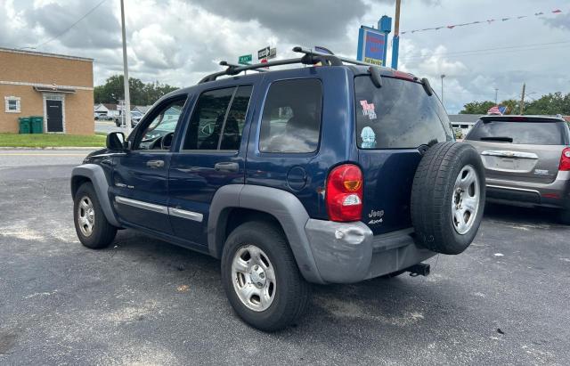 JEEP LIBERTY SP 2003 blue  gas 1J4GL48K03W552032 photo #4