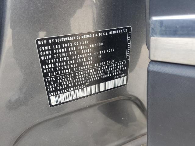 2020 VOLKSWAGEN TIGUAN SE 3VV2B7AX1LM110727