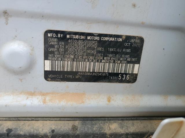 2022 MITSUBISHI ECLIPSE CR JA4ASWAA3NZ045875