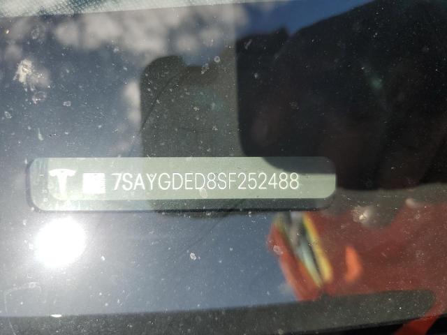 2025 TESLA MODEL Y 7SAYGDED8SF252488
