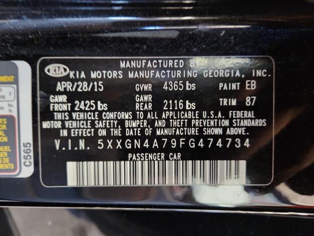 2015 KIA OPTIMA EX - 5XXGN4A79FG474734