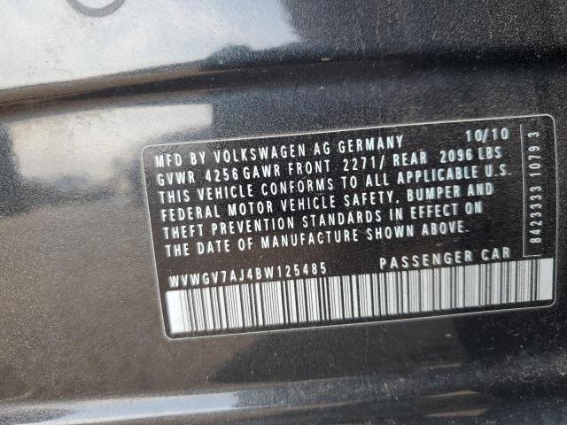 2011 VOLKSWAGEN GTI #3291725263