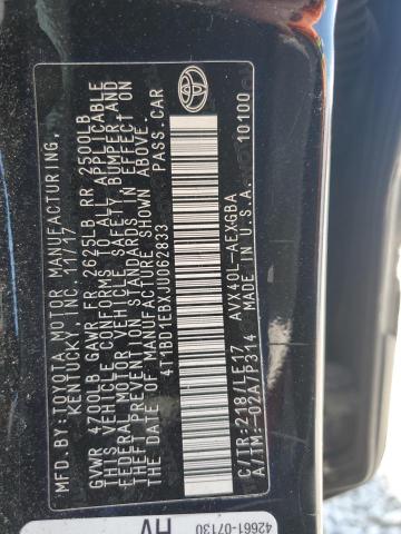2018 TOYOTA AVALON HYB 4T1BD1EBXJU062833