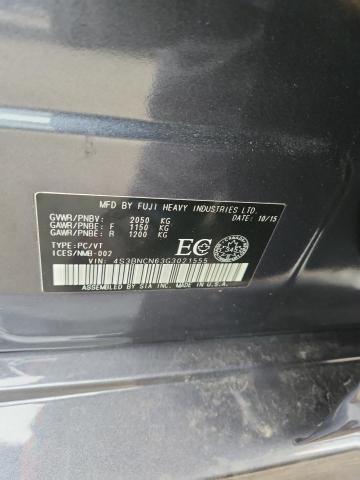 2016 SUBARU LEGACY 2.5 4S3BNCN63G3021555