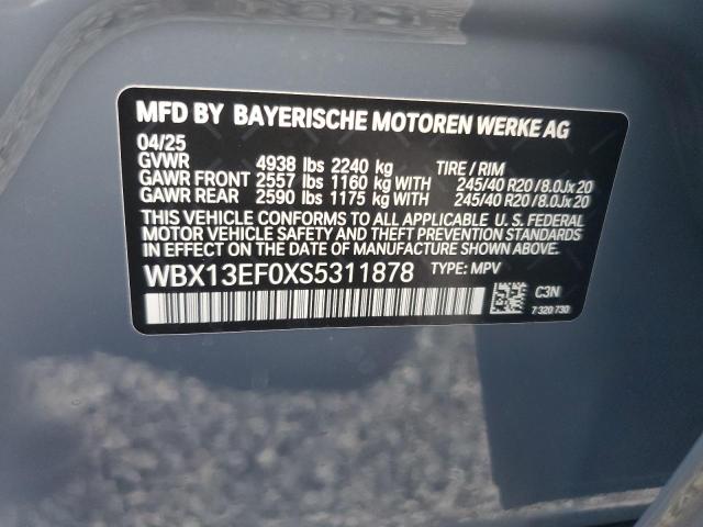 2025 BMW X1 M35I WBX13EF0XS5311878