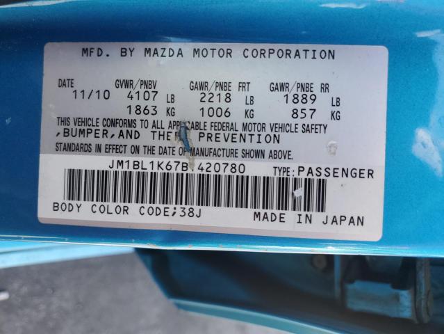 2011 MAZDA 3 S - JM1BL1K67B1420780