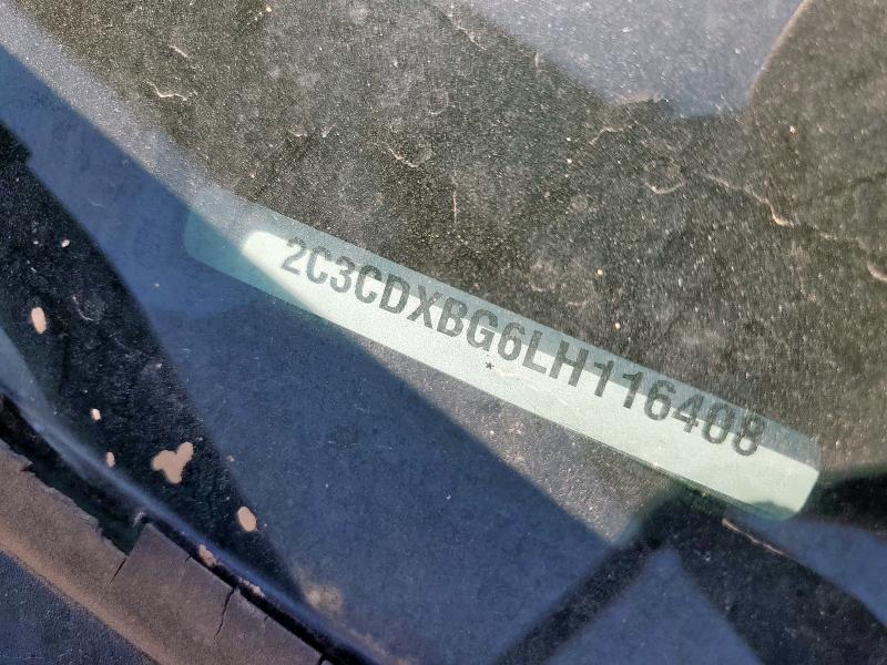 2020 DODGE CHARGER SX 2C3CDXBG6LH116408