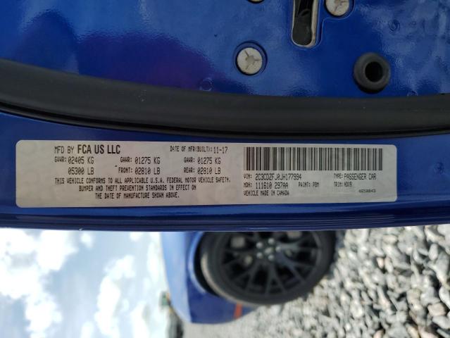 2018 DODGE CHALLENGER - 2C3CDZFJ0JH177994