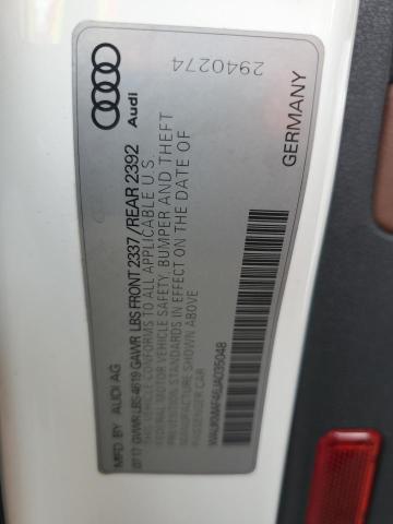 2018 AUDI A4 PREMIUM WAUKMAF46JA035048