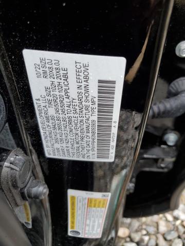 2022 HONDA PILOT TOUR 5FNYF6H63NB093909