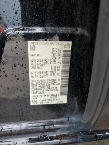 2022 NISSAN FRONTIER S 1N6ED1FK7NN618643