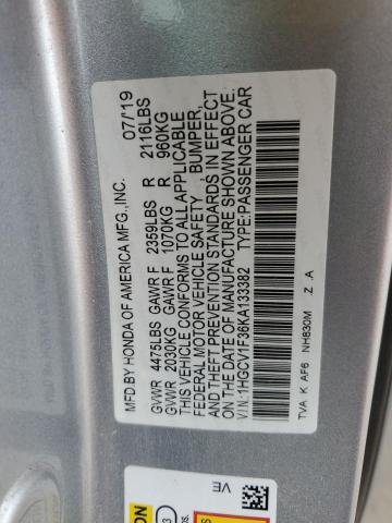 2019 HONDA ACCORD SPO - 1HGCV1F36KA133382