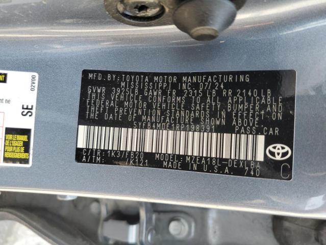 2024 TOYOTA COROLLA LE 5YFB4MDE1RP198391